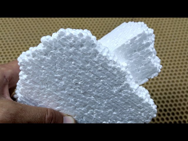 I don't throw away leftover styrofoam! Experiments and application!