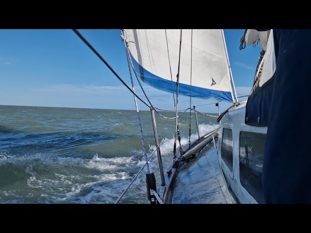 Sailing Singlehanded / Solent to Suffolk / Running out of Gas and UK Border force pays a visit