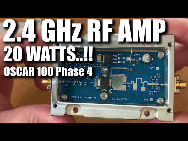 20 WATTS 2.4 GHz RF Amplifier Version 3 From SG Lab With RF VOX QO-100