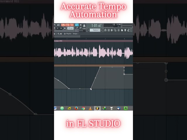 How to set Tempo automation clip values in FL Studio #Shorts
