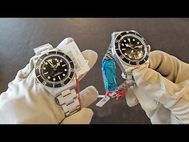 New Tudor Black Bay 41mm 3 link Bracelet VS 5 link (oyster vs jubilee) M7941A1A0NU-0003 VS 0001