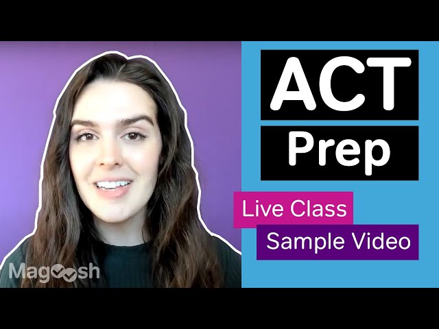 ACT prep with Live Classes from Magoosh (Links in description!)