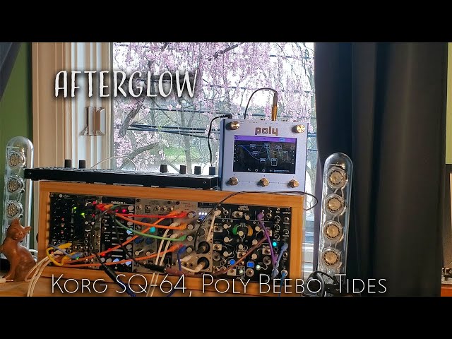 Afterglow - generative ambient eurorack modular piece no. 76 - Korg SQ-64, Poly Beebo, Tides