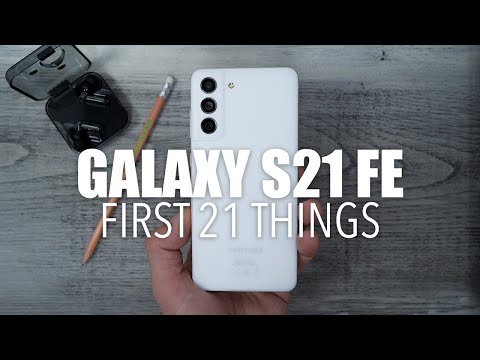 Samsung Galaxy S21 FE - 21 TIPS, TRICKS & HIDDEN FEATURES! 2022