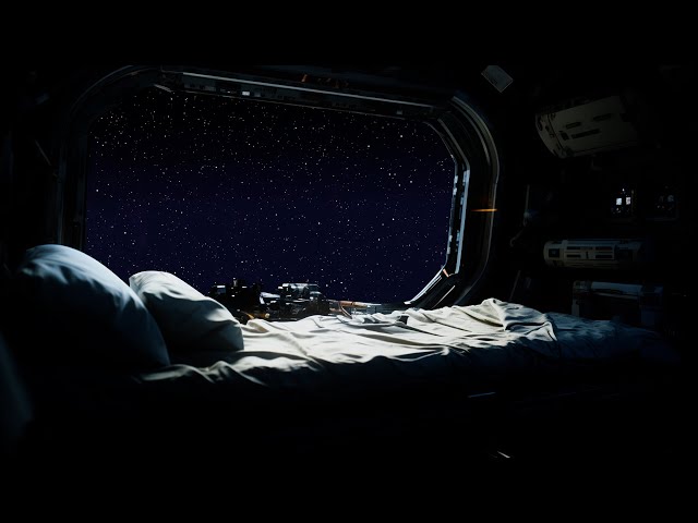 Overcome Insomnia Instantly with Amazing Space White Noise | Relax On The Space Bed