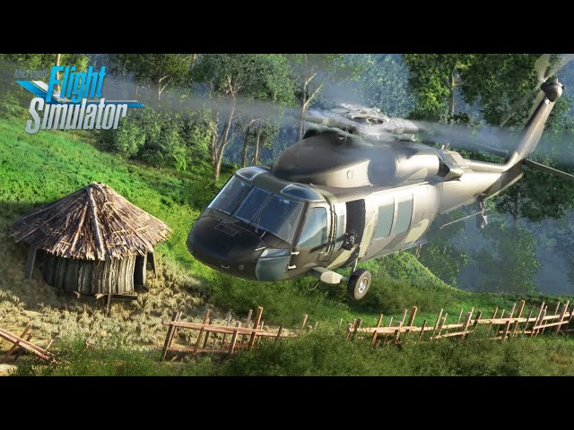 LIVE! Microsoft Flight Simulator | Black Hawks In Papua New Guinea | NATIVE H-60 Project
