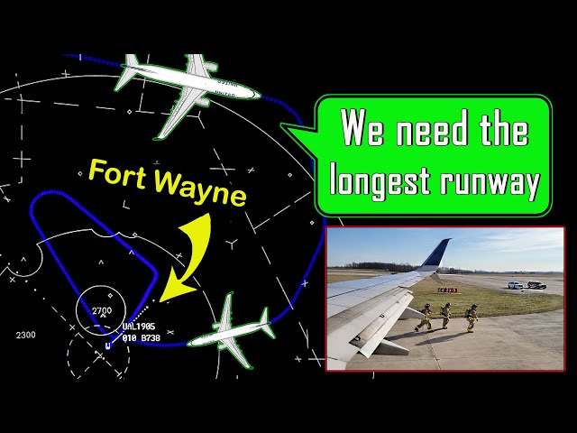 United B738 has ENGINE FAILURE ENROUTE | Emergency Diverts to Fort Wayne