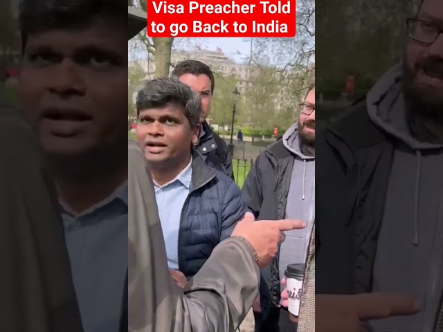 Indians Can't be Christians! 😂 Visa Preacher Confronted Speaker's corner