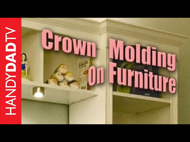 How to Install Crown Molding on Furniture