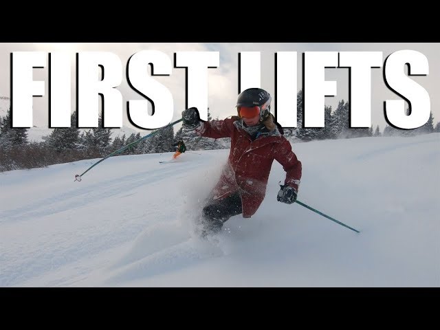 FIRST LIFTS WITH THE GIRLS - COURCHEVEL VLOG S3E11