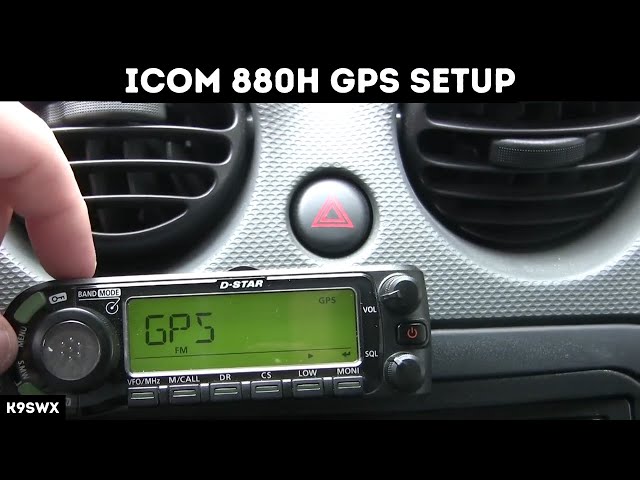 Icom 880H GPS setup