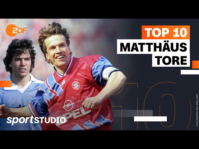 Top 10 Bundesliga-Tore von Lothar Matthäus | sportstudio