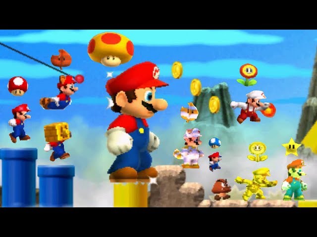 New Super Mario Bros 2 - All Power-Ups
