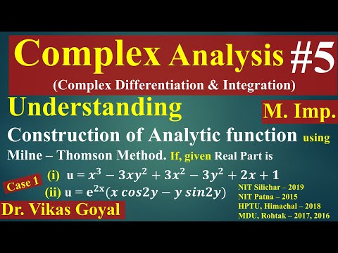 Methods to find Analytic functions