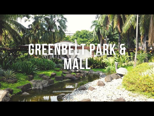 [4K] Greenbelt Park and Mall Walking Tour, Makati | Philippines August 2020