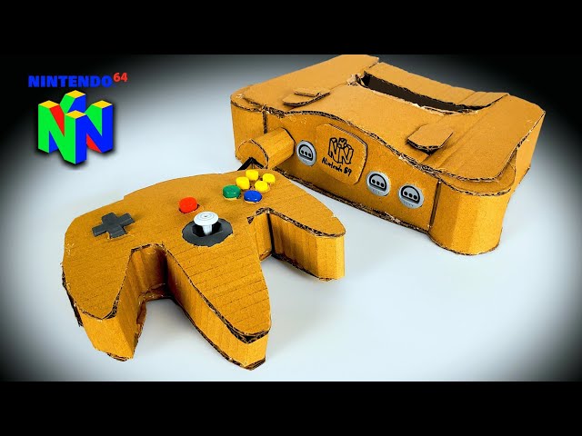 Making a Nintendo 64 out of Cardboard