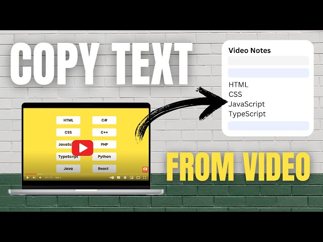 How to Copy text from a YouTube Video on Mac AND Windows