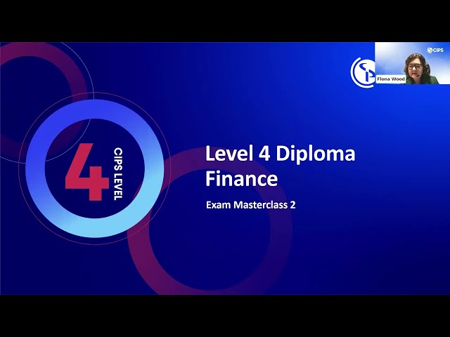 CIPS Level 4 Diploma Exam Masterclass 2 -Finance Calculations