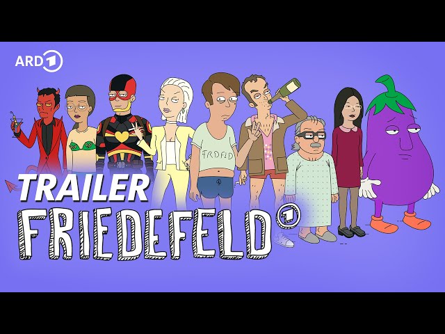 FRIEDEFELD - TRAILER | Die erste Animated Sitcom Deutschlands! 👀