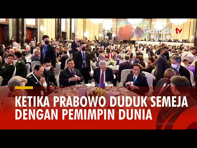 Prabowo Subianto Duduk Satu Meja dengan Para Pemimpin Dunia di IISS