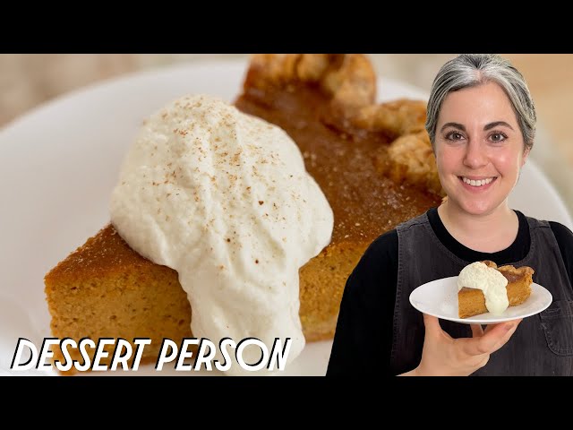 THE BEST PUMPKIN PIE RECIPE WITH CLAIRE SAFFITZ | DESSERT PERSON