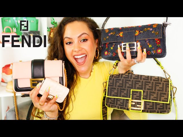The ULTIMATE Guide to the Fendi Baguette - sizes, fabrics, straps etc.