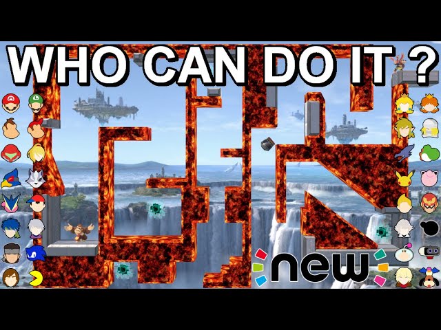 Who Can Make It? New Lava Maze - Super Smash Bros. Ultimate