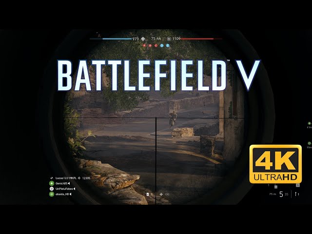 Battlefield V | Sniper Compilation Provenza [4K 60FPS]