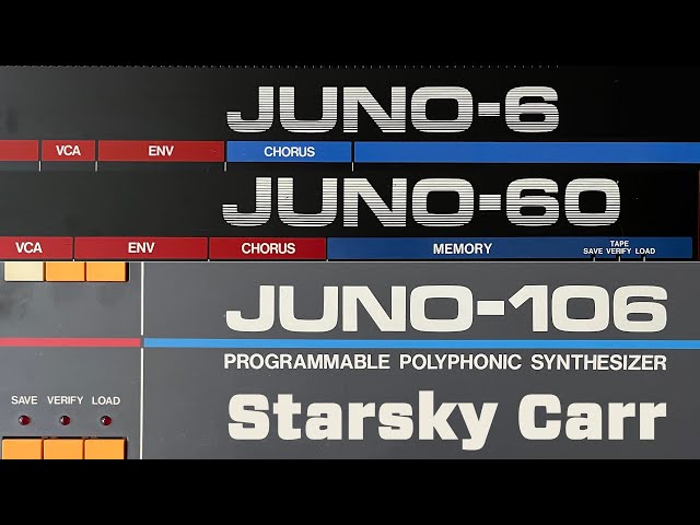 Nothing but LOVE for the JUNOs // Juno 106 vs Juno 60 vs Juno 6