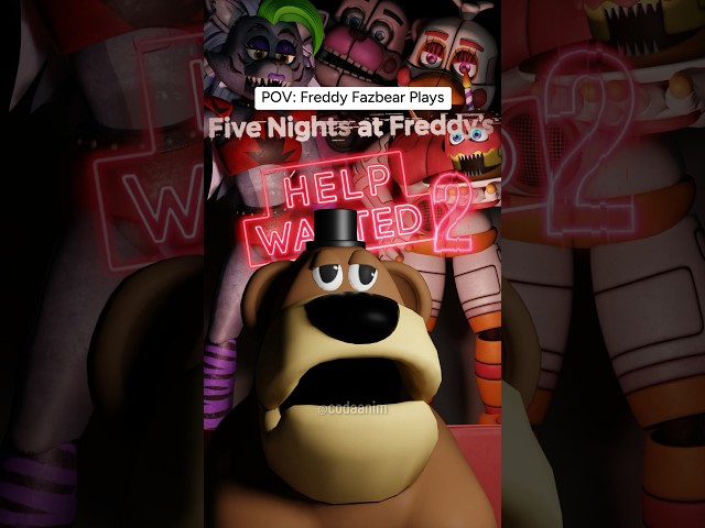 POV: Freddy Fazbear plays FNAF Help Wanted 2 (meme animation)