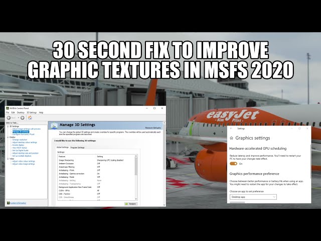 30 Second Fix to Improve Your Graphics In MSFS 2020