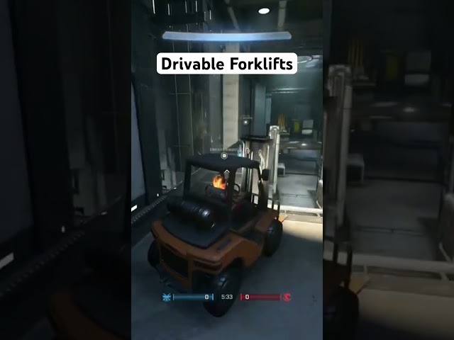 Drivable Forklifts in Halo Infinite