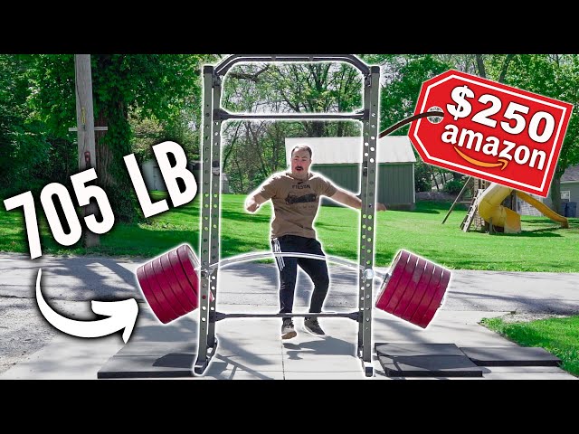 Dropping 700+ LB Bar on Cheapest Amazon Squat Rack!