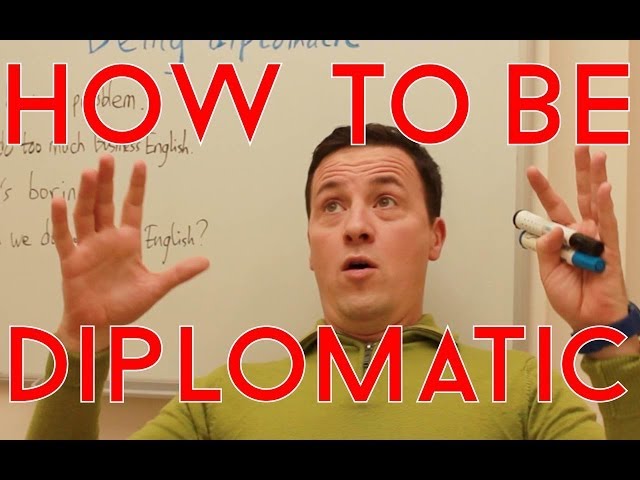 Business English training and coaching tip: how to be diplomatic at work
