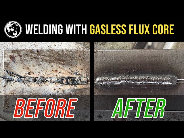 Gasless Flux Core for Beginners #1 BIG Thing