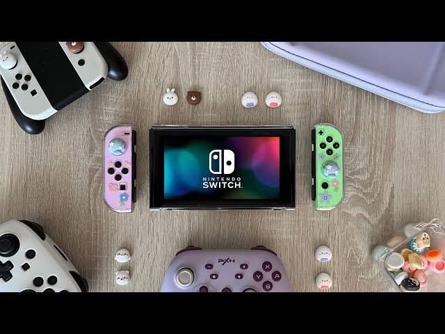 Unboxing 📦 AESTHETIC accessories you must HAVE for your Nintendo Switch 🎮.