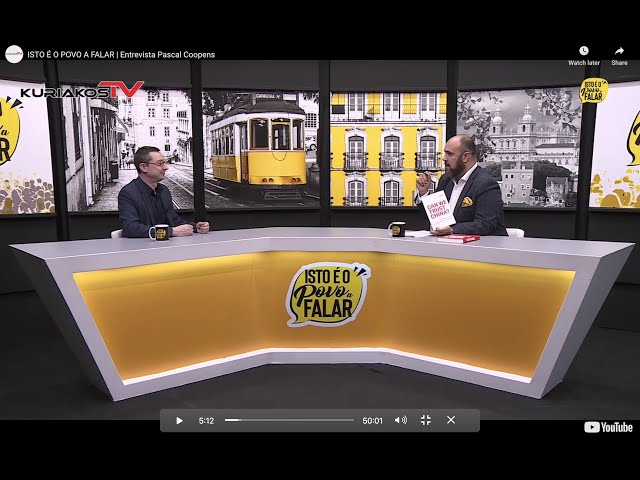 Pascal Coppens interview on Kuriakos TV in Portugal  23 jan 2023