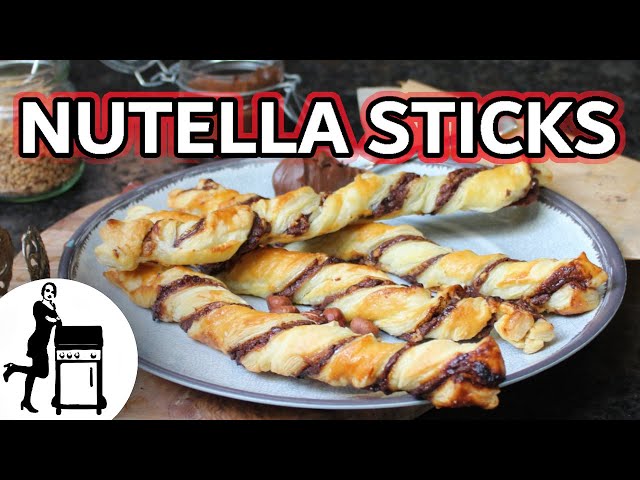 Nutella Sticks | Blätterteig mit Nutella | schnelles & leckeres Rezept