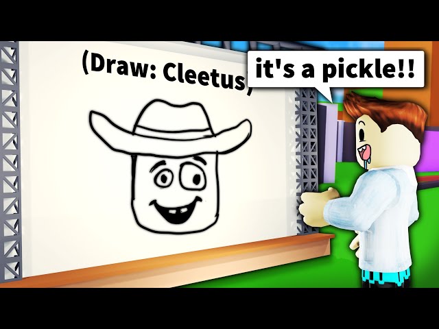Roblox noobs try to figure out what I'm drawing