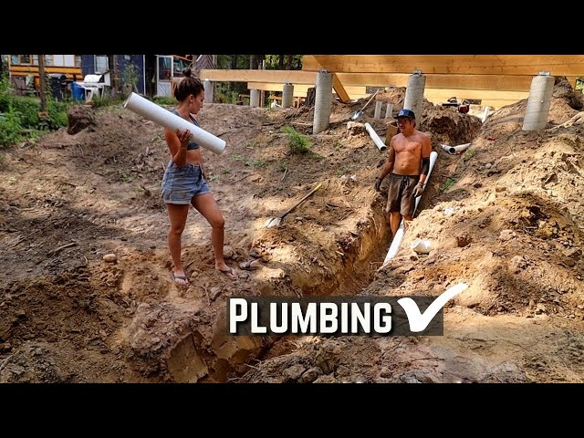 Plumbing is DONE...kinda | Building an Off Grid Home in the Mountains