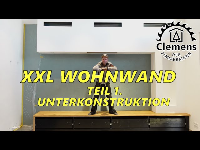 How to: Wohnwand und XXL TV- BOARD bauen