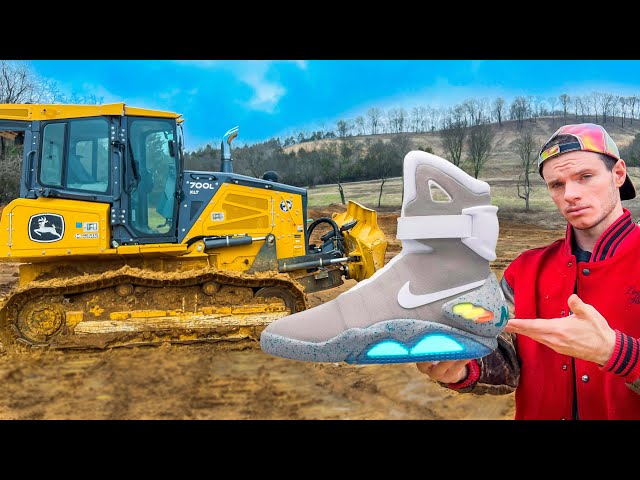 Using $35,000 Nike Air Mags As Work Boots