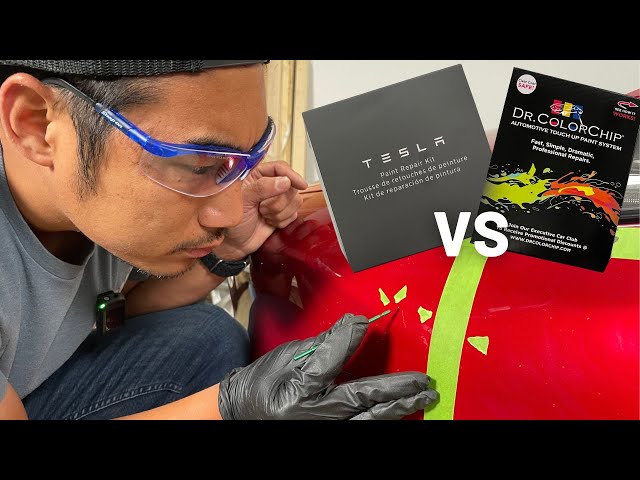 Tesla Paint Touch Up vs Dr. Color Chip Kit - TESBROS