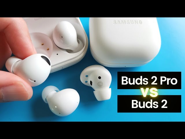 Galaxy Buds 2 Pro vs Buds 2 - comfort, fit and size comparison