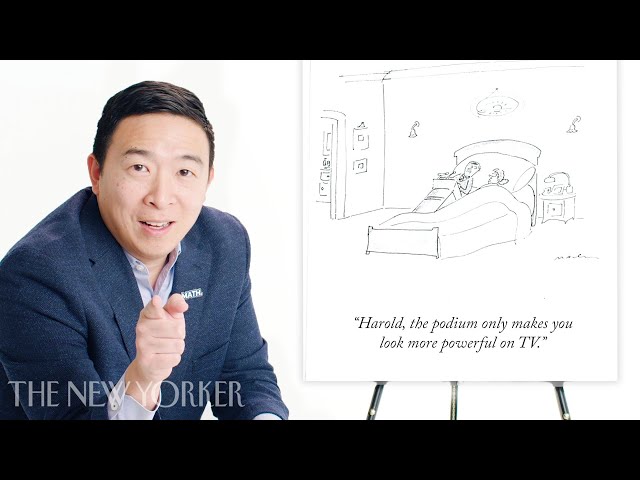 Andrew Yang Enters The New Yorker’s Cartoon Caption Contest | The New Yorker
