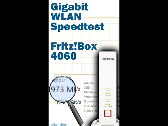 Speedtest: Fritz!Box 4060 kann fast 1 Gigabit/s im WLAN übertragen