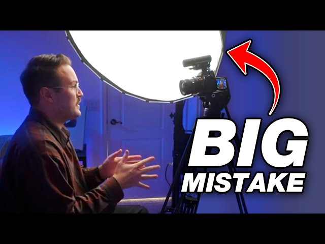 Stop Using Video Lights Like This! (5 Common Lighting Mistakes)