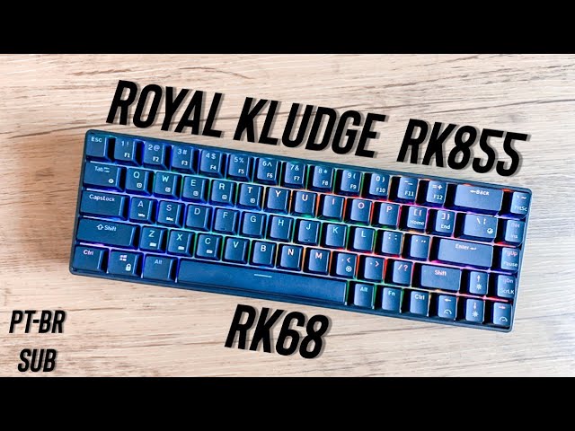 Royal Kludge RK855 (RK68) Gaming Keyboard | Unboxing & Review | Typing Sounds (TTC Blues)