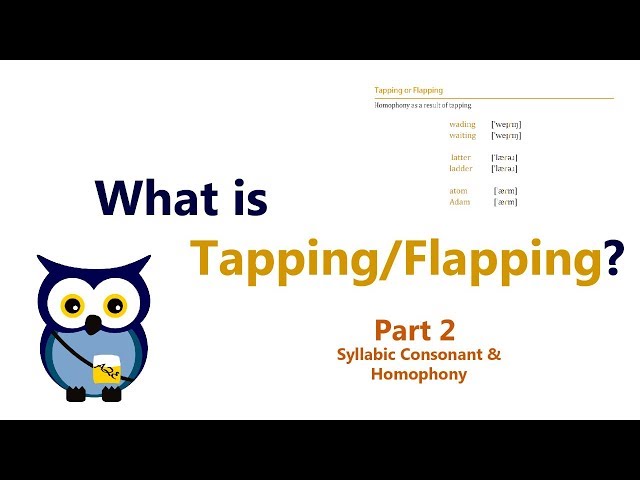 Tapping or Flapping (Part 2)