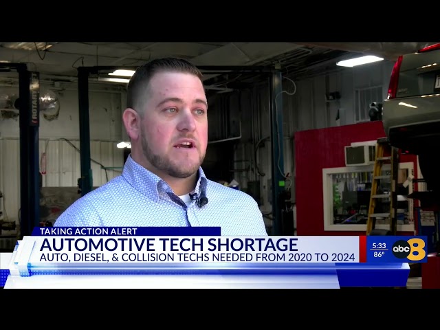 Auto repair shop prepares for the worst as nationwide shortage of automotive technicians continues